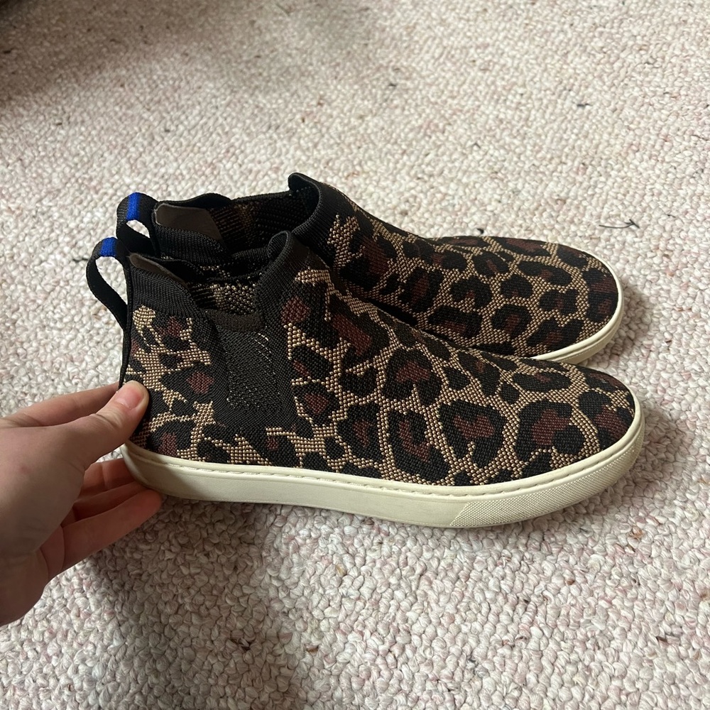 Leopard Print Slip-On Sneakers - Picture 4 of 9